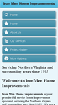 Mobile Screenshot of ironmenhomeimprovements.com